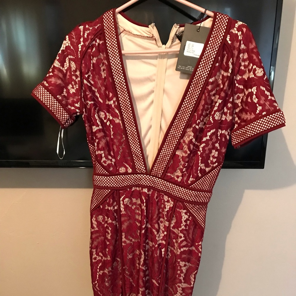 Burgundy Dress